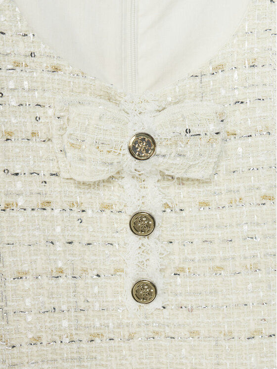 Guess Guess Hétköznapi ruha J5RK05 WGXO0 Ekru Regular Fit
