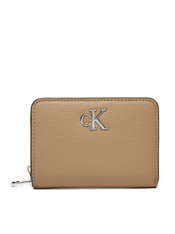 Calvin Klein Malá dámska peňaženka K60K612740 Béžová
