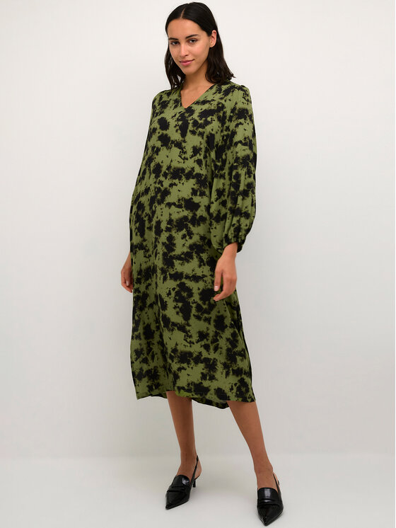 Karen by Simonsen Karen by Simonsen Sukienka codzienna Kalinkakb 10104572 Zielony A-Line Fit