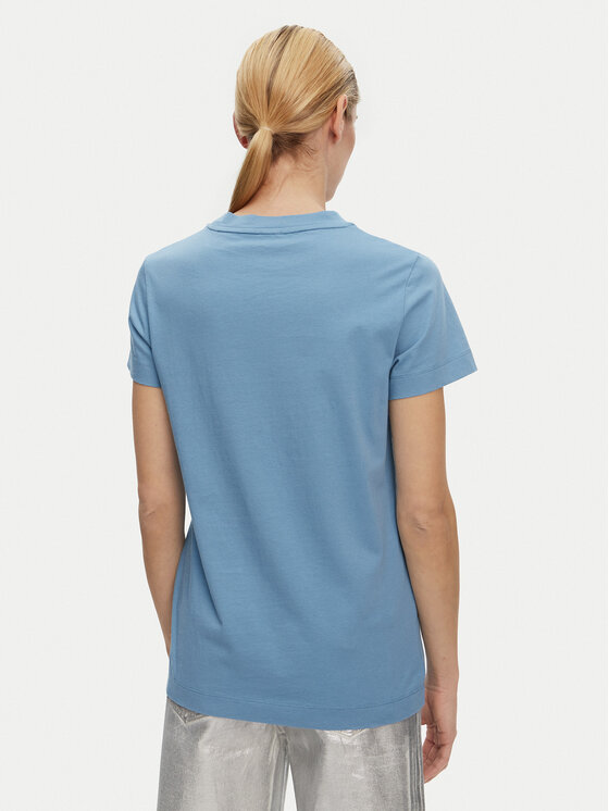 PINKO PINKO T-Shirt Start Niebieski Regular Fit