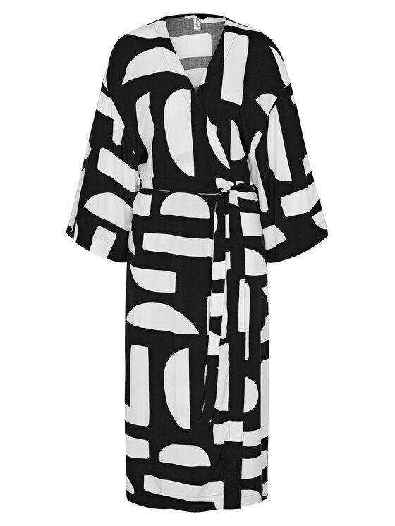 Triumph Triumph Kimono Beach MyWear 10222618 Črna Relaxed Fit