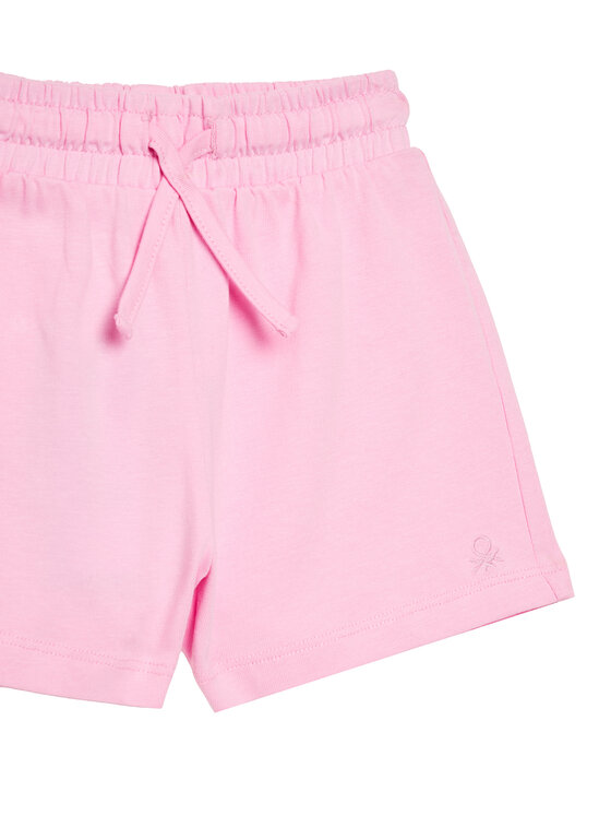United Colors Of Benetton United Colors Of Benetton Szorty sportowe 3BL0G901T Różowy Regular Fit