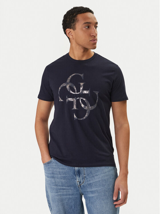 Guess Tricou M6RI03 I3Z14 Bleumarin Regular Fit