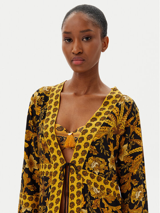 Selmark Selmark Kimono BM297 Crna Relaxed Fit