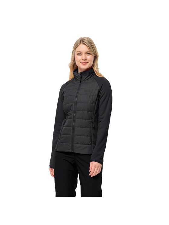Jack Wolfskin Jack Wolfskin Kurtka przejściowa 1115601_6000 Czarny Regular Fit
