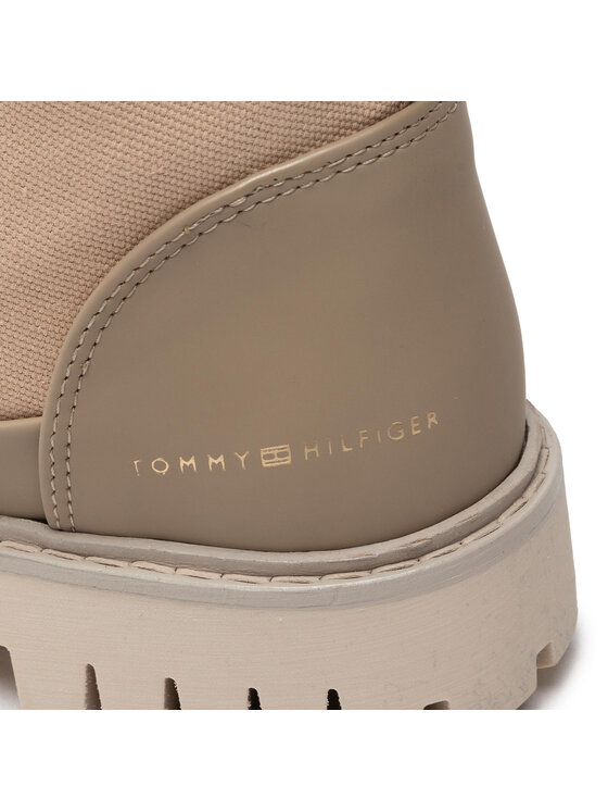 Tommy Hilfiger Tommy Hilfiger Trapery Th Casual Lace Up Boot FW0FW06549 Beżowy