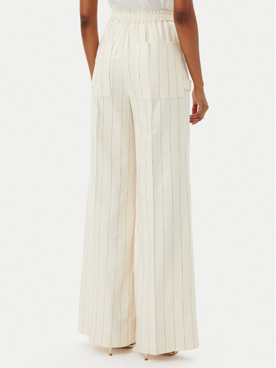 Kontatto Kontatto Palazzohose MA3008C Écru Wide Leg