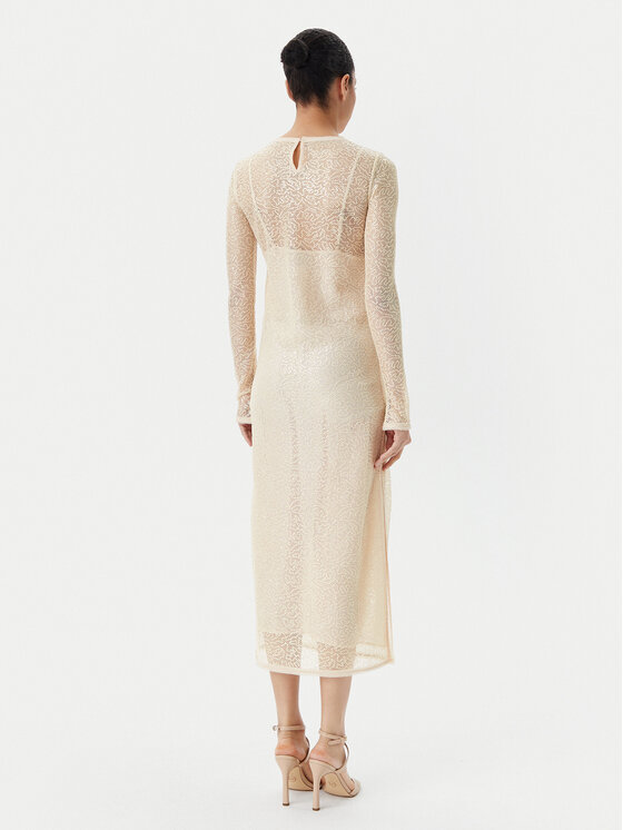 PINKO PINKO Abito da cocktail 104709 A2EX Beige Regular Fit