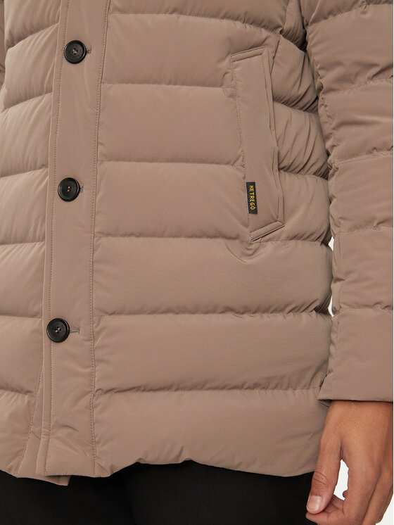 Hetregó Hetregó Kurtka puchowa Urban 8N431 Beżowy Regular Fit