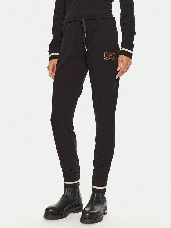 EA7 Emporio Armani EA7 Emporio Armani Melegítő 8NTV56 TJTXZ 0210 Fekete Regular Fit