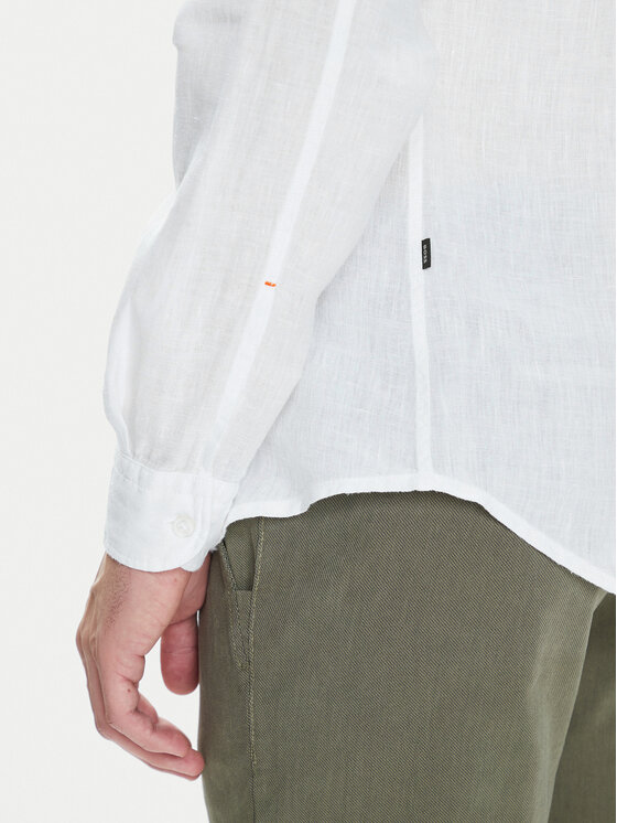 BOSS BOSS Marškiniai 50537369 Balta Regular Fit