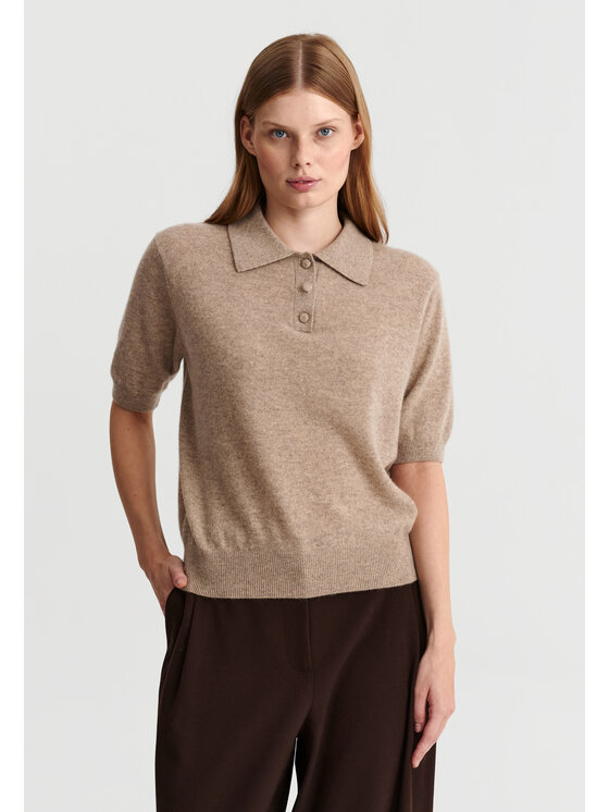 TATUUM TATUUM Sweter MITARA Beżowy Classic Fit
