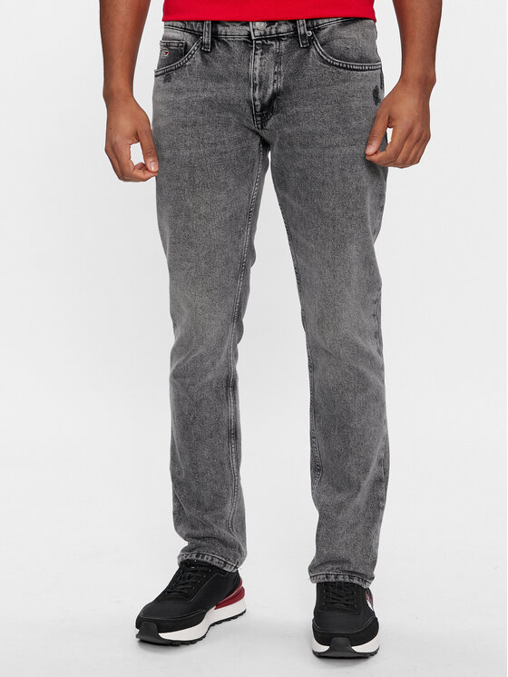 Pánské Jeansy Tommy Jeans, Velikost:31/30, Barva: Šedá, Scanton DM0DM18157