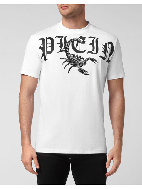 PHILIPP PLEIN PHILIPP PLEIN T-Shirt 447 Biały Regular Fit