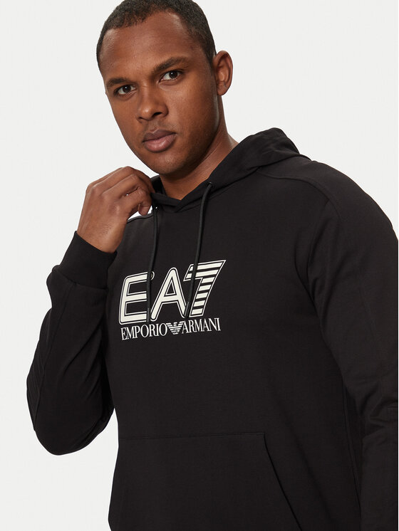 EA7 Emporio Armani EA7 Emporio Armani Суитшърт 6DPM62 PJVRZ 1200 Черен Regular Fit