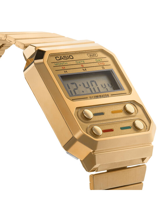Casio Casio Zegarek Vintage A100WEG-9AEF Złoty