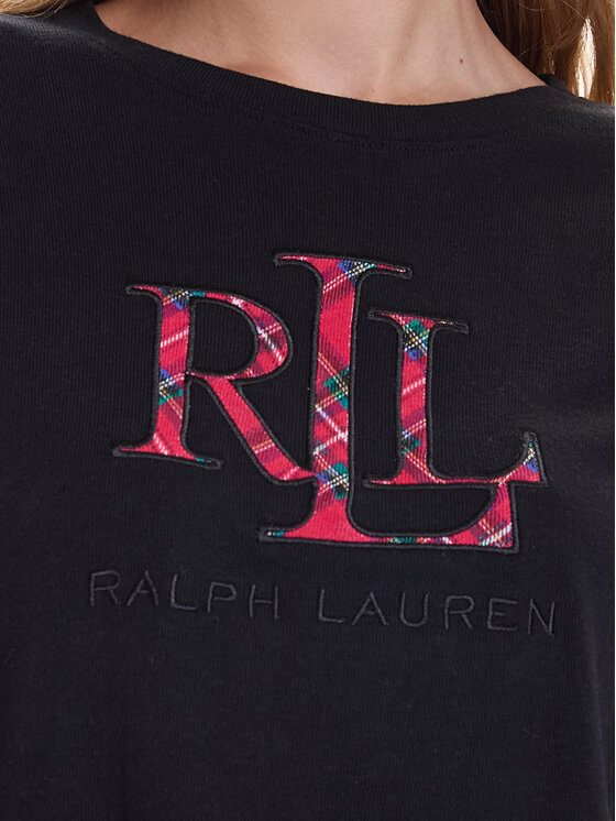 LAUREN RALPH LAUREN LAUREN RALPH LAUREN Piżama ILN72466F Czarny Regular Fit