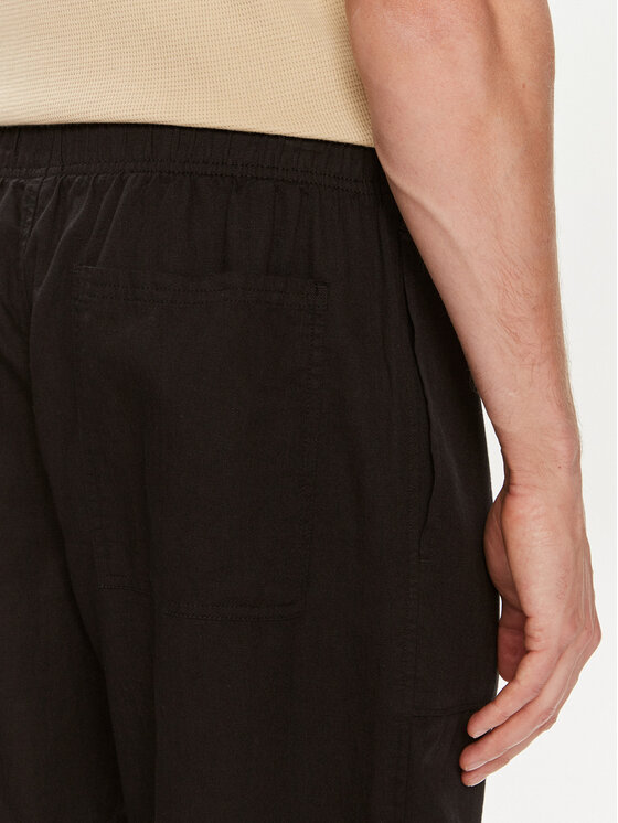 Calvin Klein Jeans Calvin Klein Jeans Medžiaginės kelnės J30J325126 Juoda Regular Fit