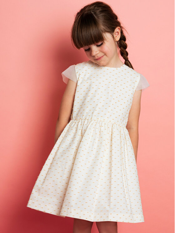 minimi minimi Sukienka elegancka 11/22 Écru Regular Fit