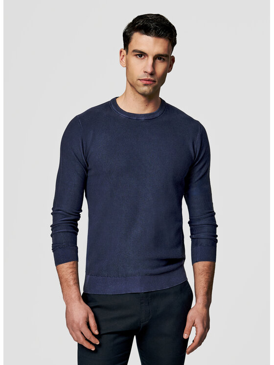 Pako Lorente Pako Lorente Sweter P26SF-2X-001 Granatowy Classic Fit