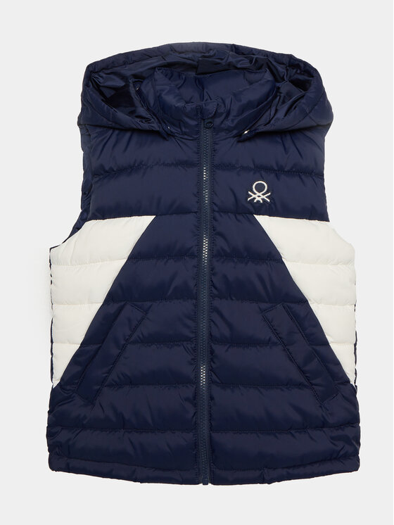 Produktbild von Violettes Gilet United Colors Of Benetton Mädchen Gilet Mit Kapuze | Gestickte Weste Violett 150cm Polyamid Kinder Gilet