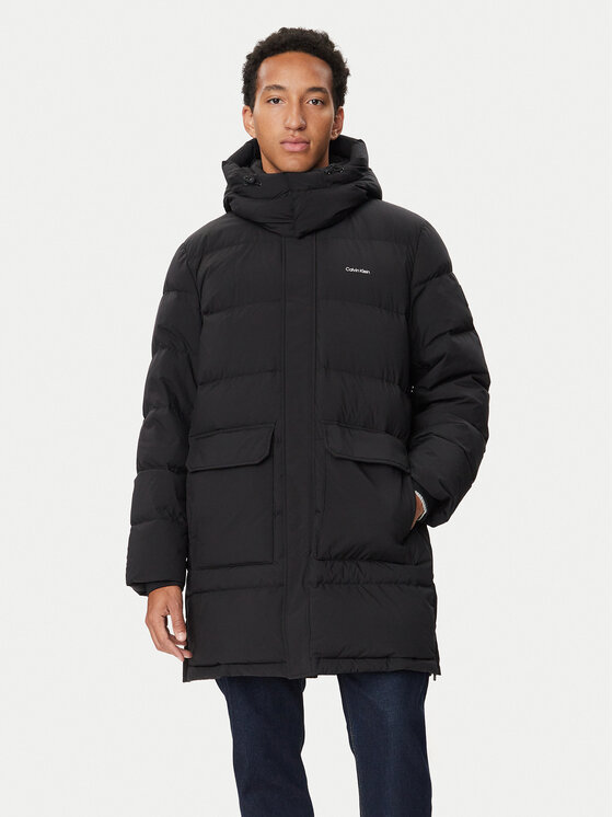 Calvin Klein Calvin Klein Vatovaná bunda Classic LV04LH507G Čierna Regular Fit