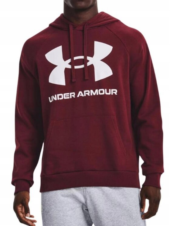 Under Armour Under Armour Bluza 1357093-690 Bordowy Loose Fit