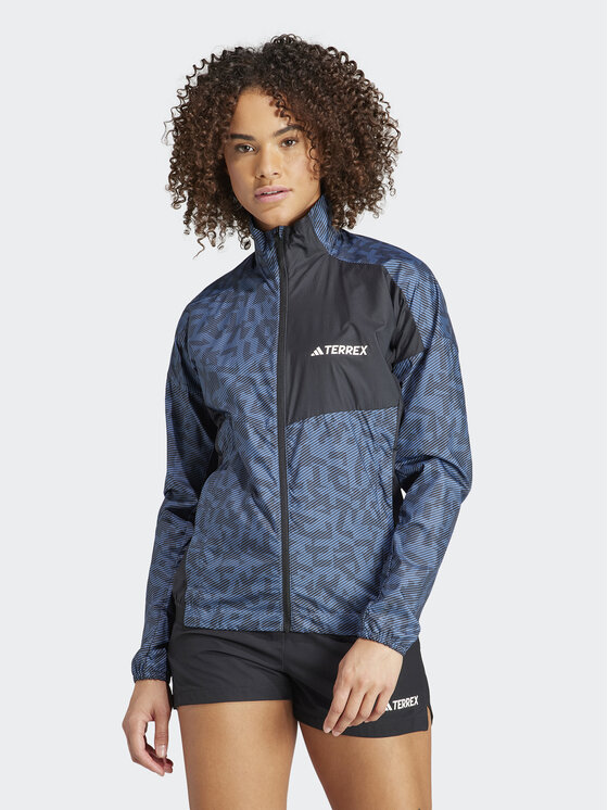 adidas Vējjaka Terrex Trail Running Windbreaker IA1808 Zils Regular Fit