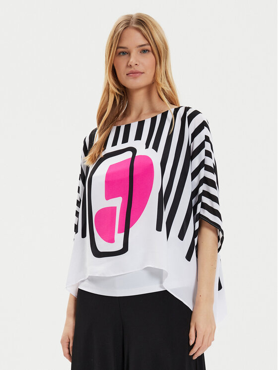 Joseph Ribkoff Joseph Ribkoff Bluza 241091 Pisana Relaxed Fit