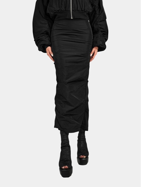 MADE BY SOCIETY MADE BY SOCIETY Spódnica maxi ETHER - F27545 Czarny Basic Fit