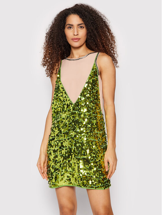 N°21 N°21 Cocktail obleka 22E N2M0 H161 5088 Zelena Regular Fit