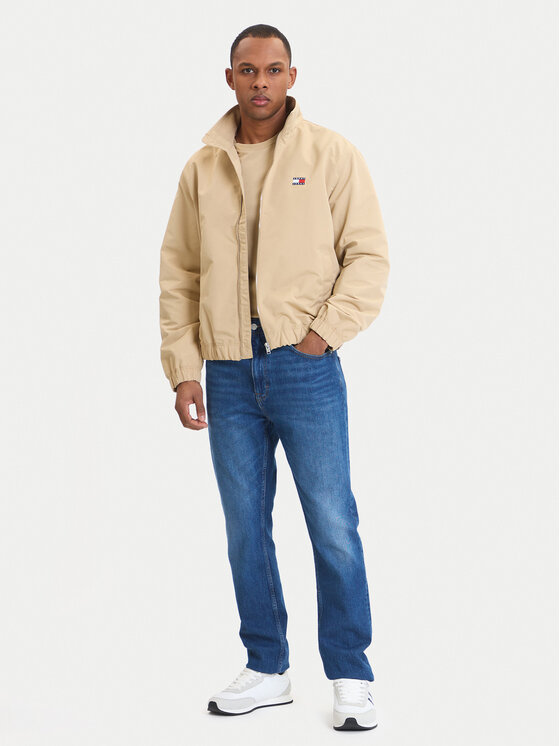 Tommy Jeans Tommy Jeans Bunda pro přechodné období Essential DM0DM22720 Béžová Regular Fit