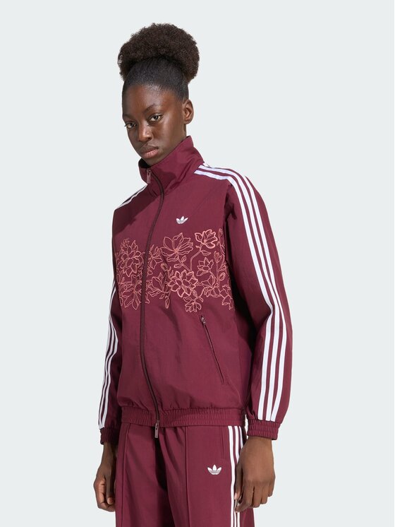 adidas adidas Top 168117 Bordowy Loose Fit