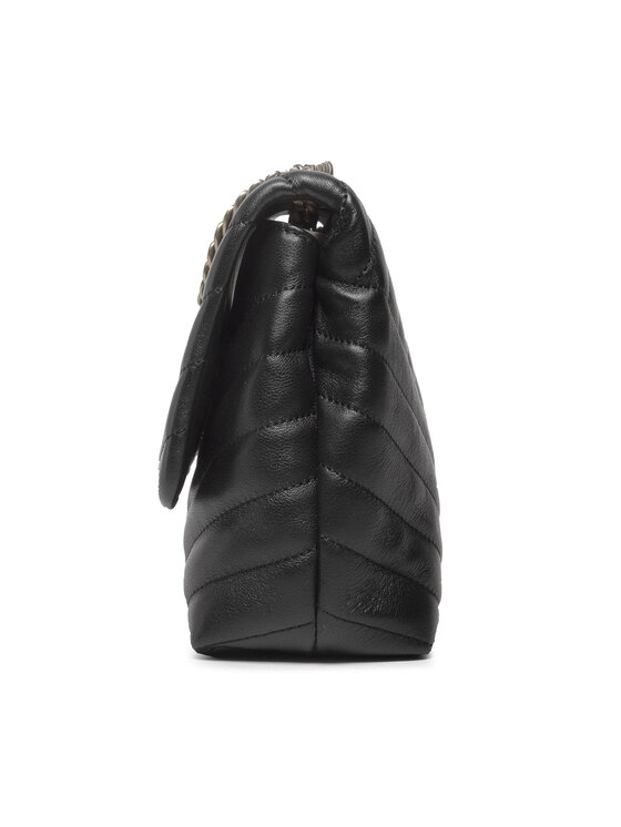 Tory Burch Tory Burch Borsetta Kira Chevron Small Convertible 90452 Nero