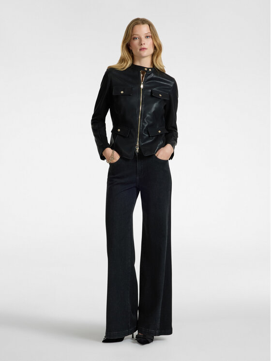 Elena Mirò Elena Mirò Giacca outdoor R304P000070N033 Nero Slim Fit