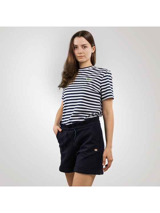 EA7 Emporio Armani EA7 Emporio Armani Szorty materiałowe 3DTS58-TJTPZ-1555_S Granatowy Regular Fit