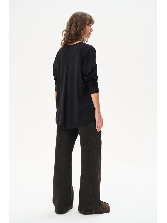 blue shadow blue shadow Tunika Lydia Czarny Regular Fit