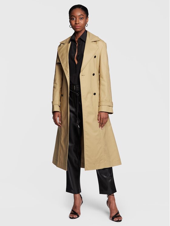 HUGO Hugo Тренч Mesendi-2 50484472 Бежевий Regular Fit