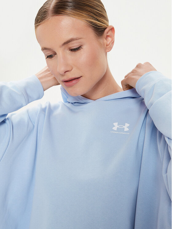 Under Armour Under Armour Μπλούζα Ua Rival Terry Os Hoodie 1382736-539 Μπλε Loose Fit