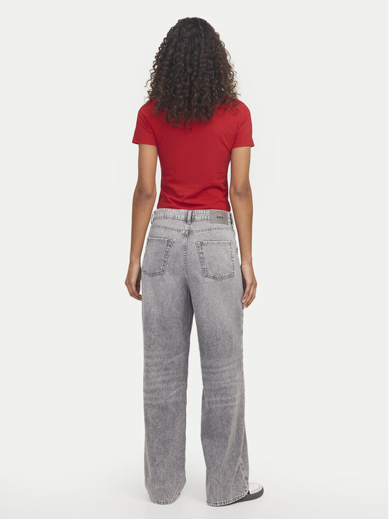 JJXX JJXX Tricou Gigi 12277657 Roșu Stretch Fit