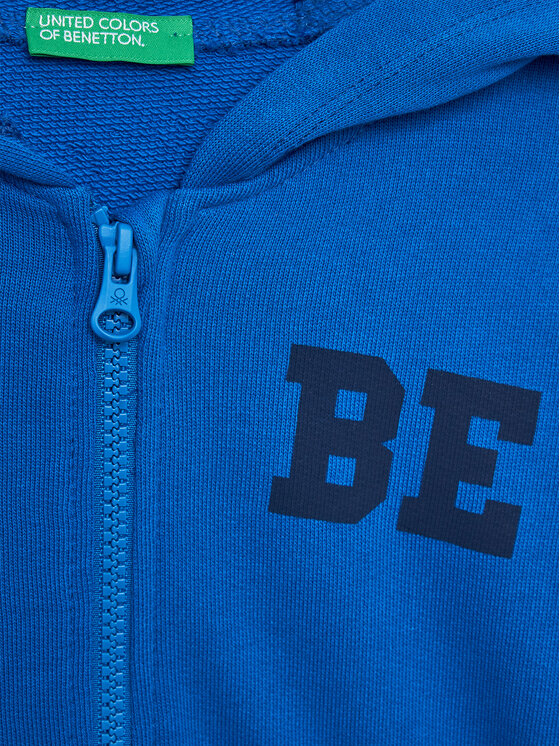 United Colors Of Benetton United Colors Of Benetton Mikina 3J68G5023 Modrá Regular Fit