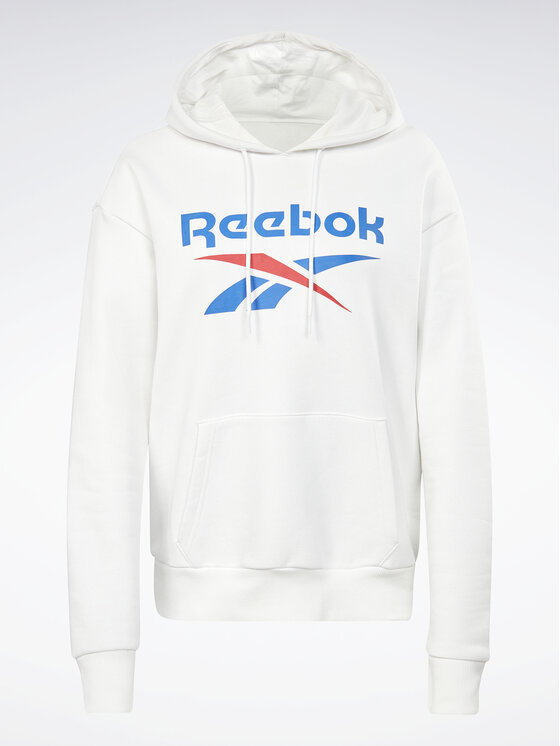 Reebok Reebok Sweatshirt Identity Big Logo H54749 Weiß Loose Fit