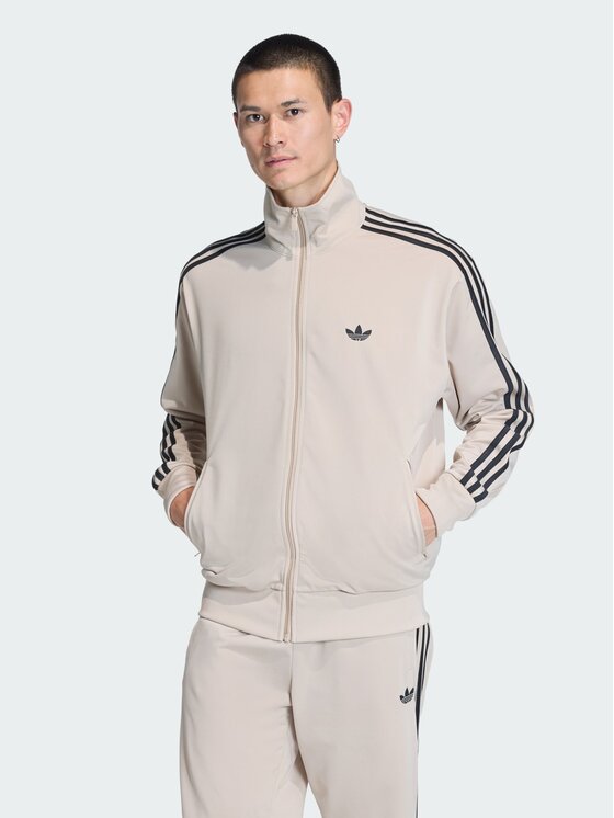 adidas adidas Bluza FIREBIRD Beżowy Loose Fit