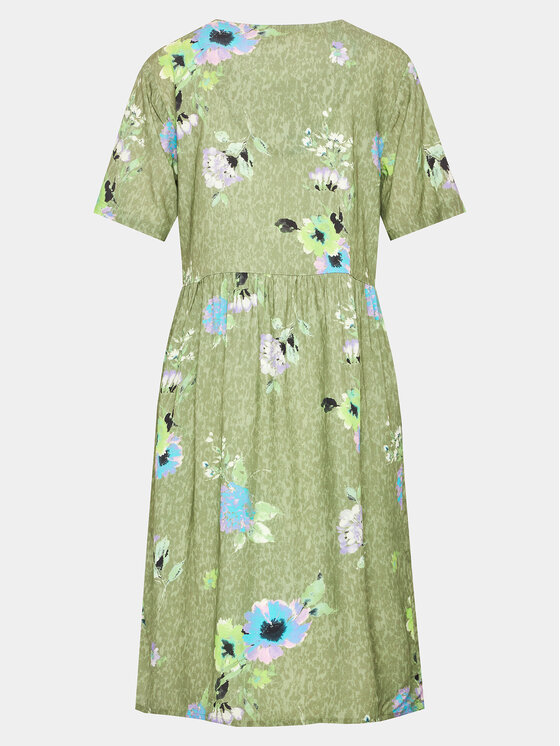 Cream Cream Vestito da giorno Rosina 10611491 Verde Regular Fit