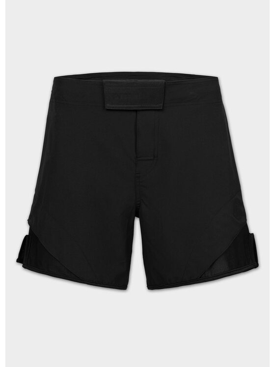 PITBULL PITBULL Szorty sportowe SMALL LOGO Czarny Regular Fit