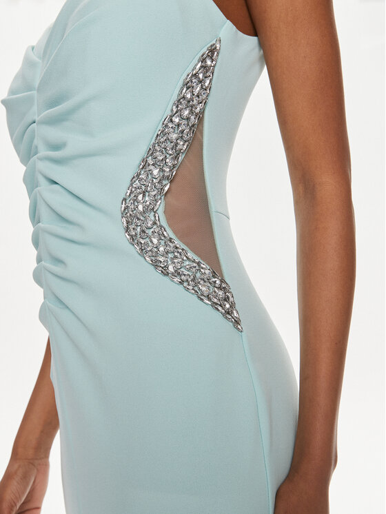 Rinascimento Rinascimento Abendkleid CFC0117706003 Grün Slim Fit