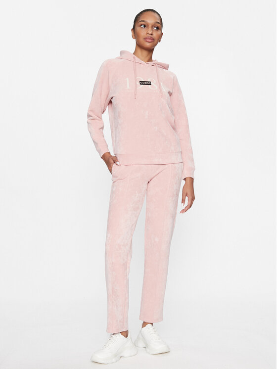 Guess Guess Majica dugih rukava V3BQ01 KBC00 Ružičasta Regular Fit