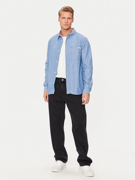 Calvin Klein Jeans Calvin Klein Jeans Koszula J30J326676 Niebieski Regular Fit