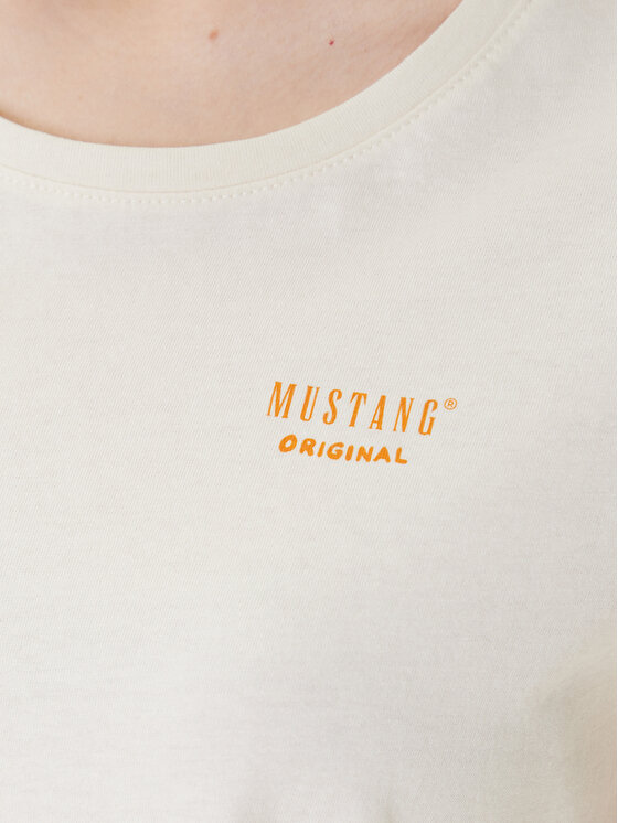 Mustang Mustang T-Shirt Alma 1016155 Biały Regular Fit