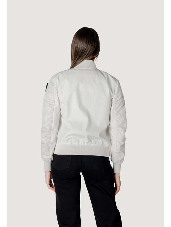 Blauer Blauer Giacca di pelle LAURIE Bianco Slim Fit